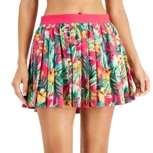 ID Ideology Women’s Tropical Printed Pleated
Skort Pink short,skirt True Fiery